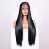 Straight Lace Front Human Hair Wigs, Stretched Length:14 inches, Style:1