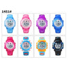 SKMEI 1451 LED Digital Stopwatch Chronograph Luminous Children Sports Electronic Watch(Transparent Rose Red)