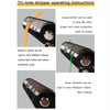 Komshine FIS Three-port Optical Wire Stripping Aperture Precise Safety Lock Design(FT11301T)
