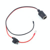 Car Cigarette Lighter Female Socket With 20A Fuse Tube, Cable Length: 50cm