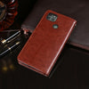 For Lenovo K12 Pro idewei Crazy Horse Texture Horizontal Flip Leather Case with Holder & Card Slots & Wallet(Brown)