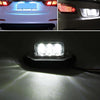 2 PCS MK-257 Car Van Bus Trailer LED Taillight Side Light 12-30V 6LEDs License Plate Light (Black)