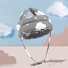 Baby Breathable Anti-fall Head Protective Cap Baby Protective Cap Toddler Bumper Cap, Spec: Gray Cloud