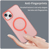 For iPhone 13 MagSafe Frosted Translucent TPU + PC Full Coverage Phone Case(Red)