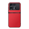 For Redmi K70 Ultra Litchi Leather Magnetic Full Coverage Shockproof Phone Case(Red)
