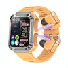 OVISEN T93 1.96 inch IPS Screen 2 in 1 Bluetooth Headset Smart Watch, Supports Blood Oxygen Monitoring/Bluetooth Music(Orange)