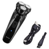 Original Xiaomi ENCHEN Water Proof Triple Rotary Double Ring Blade Shaving Head Electric Rechargeable Shaver For Men(Black)