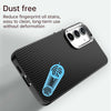 For Samsung Galaxy S24 FE 5G Carbon Fiber Series IMD Phone Case(Black)