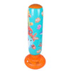 Cartoon Underwater Animal Pattern Children Inflatable Vertical Boxing Column Tumbler Inflatable Sandbag, Height: 1.25m(Blue)