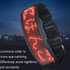 LED Dog Collar, Bluetooth, Blue, Rechargeable, Custom Text/GIF