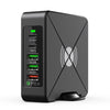 PD-75 Desktop PD Type-C USB QC 3.0 Fast Mobile Phone Charging Station Multifunctional Wireless Charger(UK Plug)