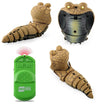 7702 Infrared Remote Control Simulation Cobra Tricky Toy(Gray)
