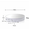 15cm Adjustable Speed Rotating Display Stand Props Turntable(White Velvet)