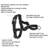 Reflective Dog Harness XL Green - Glow Castle Nylon Chest Strap