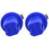 2 PCS B8.5 Blue Light 0.2W 12LM 1 LED SMD 5050 LED Instrument Light Bulb Dashboard Light for Vehicles, DC 12V(Blue)