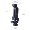 Cimapro Swivel Cold Boot Camera Phone Mount Bracket External Tripod(Black)