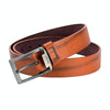 Dandali XX828 Men Casual Retro Pin Buckle Leather Belt Waistband, Length: 110-125cm (Brown)