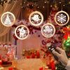 LED String Lights Christmas Decoration Lights Holiday Decoration Curtains USB Lights, Style: Remote Control