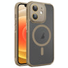 For iPhone 12 Hardware Side Cooling Skin Feel Frosted MagSafe Magnetic Phone Case with Lens Film(Gold)