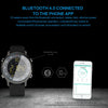EX18 Smart Sports Watch FSTN Full View Screen Luminous Dial High Tensile TPU Strap, Support Steps Counting / Burned Calory / Calendar Date / Bluetooth 4.0 / Incoming Call Reminder / Low Battery Reminder(Black)