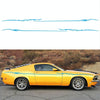 2 PCS/Set D-933 Lightning Pattern Car Modified Decorative Sticker(Blue)