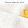 70x140cm Kids Bath Towel Thickened High Density Coral Fleece Hooded Cloak Water Absorbent Cape(Yellow)
