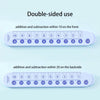 Montessori Math Decomposition Ruler Kindergarten Children Numbers Addition and Subtraction Arithmetic Enlightenment Teaching Aids, Length: 25.5cm(Pink)