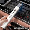 Car Air Conditioner Air Outlet Gap Dust Cleaning Soft Brush(Beige)