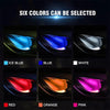 Car 4 in 1 LED Ambient Light Door Decorative Light (Ice Blue Light)