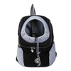 Dog Carrier Backpack, Front Facing, Breathable, L (Black)