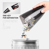 Car Wired Portable 120W Handheld Powerful Vacuum Cleaner Cable Length: 5m, without LED Light (Black)