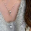Ladies Light Luxury Bowknot Necklace Clavicle Chain, Specification:XL2101