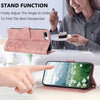 For iPhone 8 Plus / 7 Plus Tulips Embossed Leather Phone Case with Lanyard(Pink)