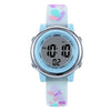JNEW A86628 Student Cartoon 3D Butterfly Multi-Function Waterproof LED Sports Electronic Watch(Blue)