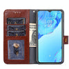 For alcatel 1B 2022 Zipper Bag Leather Phone Case(Rose Gold)