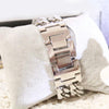 BS Bee Sister FA1329 Double Link Niche Roman Numeral Dial Ladies Watch(Silver)