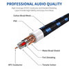 KN006 15m Male To Female Canon Line Audio Cable Microphone Power Amplifier XLR Cable(Black)