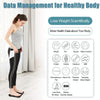 Smart Bluetooth Weight Scale Home Body Fat Measurement Health Scale Battery Model(Curve White)