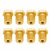 8 PCS Bugatti 3D Printer Accessories E3D-V5 V6 Nozzle M6 Thread Consumables Hot Nozzle, Size:1.75/0.3mm