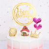 R3F1M0 Resin Cake Ornament Gardening Flower Pot Scene Matching Home Decoration(Pumpkin Room)