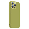 For iPhone 12 Pro Nano Lens Cover Liquid Silicone Phone Case(Fruit Green)