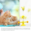 Interactive Spring Cat Toy with Suction Cup (Brown)