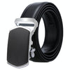 Dandali Casual Men Automatic Buckle Belt Business Soft Leather Pants Band, Length (cm): 125cm(ZD-40)