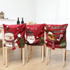 Christmas Decoration Linen Chair Cover(Snowman)