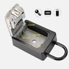 Wall Mounted Key Safe Box - Large Aluminium Alloy - 4 Digit Combination Lock