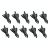10 PCS Universal Car Carbon Fiber Shark Fin Diffuser Vortex Generator Roof Spoiler