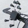 Metal Six Claw Cycling Mobile Phone Bracket Bicycle Motorcycle Electric Car Mobile Phone Bracket(Handle Installation)