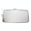 6 in 1 Summer Accessories Coated Silver Car Sun Shade Cloth Set, Random Color Delivery