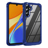 For Samsung Galaxy A56 5G TPU + PC Lens Protection Phone Case(Blue)