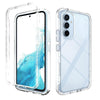 For Samsung Galaxy A54 5G Shockproof Clear Gradient PC + TPU Phone Case(Transparent)